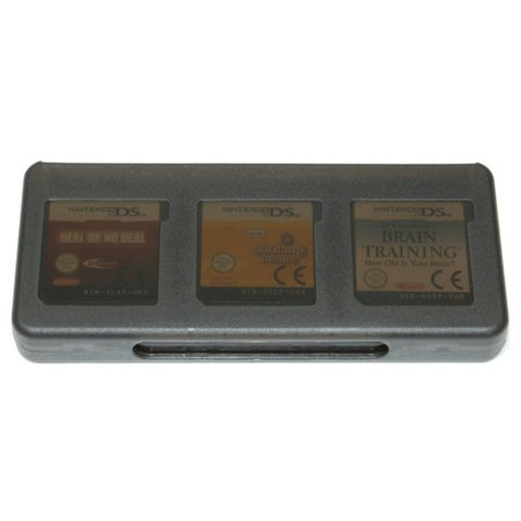 Game case for Nintendo DS 6 in 1 card holder storage box - Black | ZedLabz