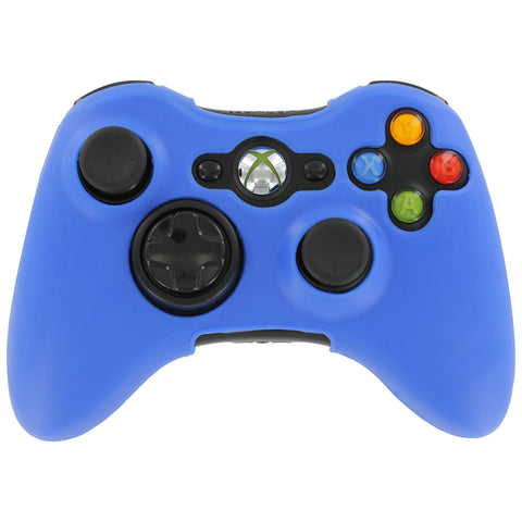 ZedLabz controller cover skin & thumb grip twin pack for Microsoft Xbox 360 - red & blue