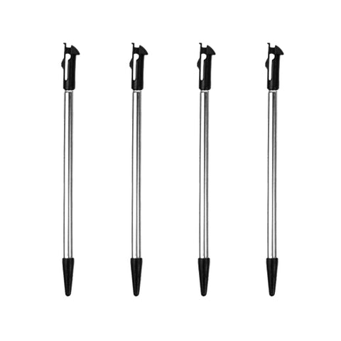 ZedLabz metal slot in stylus for New 3DS - 4 Pack Black