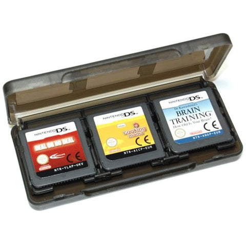 Game case for Nintendo DS 6 in 1 card holder storage box - Black | ZedLabz